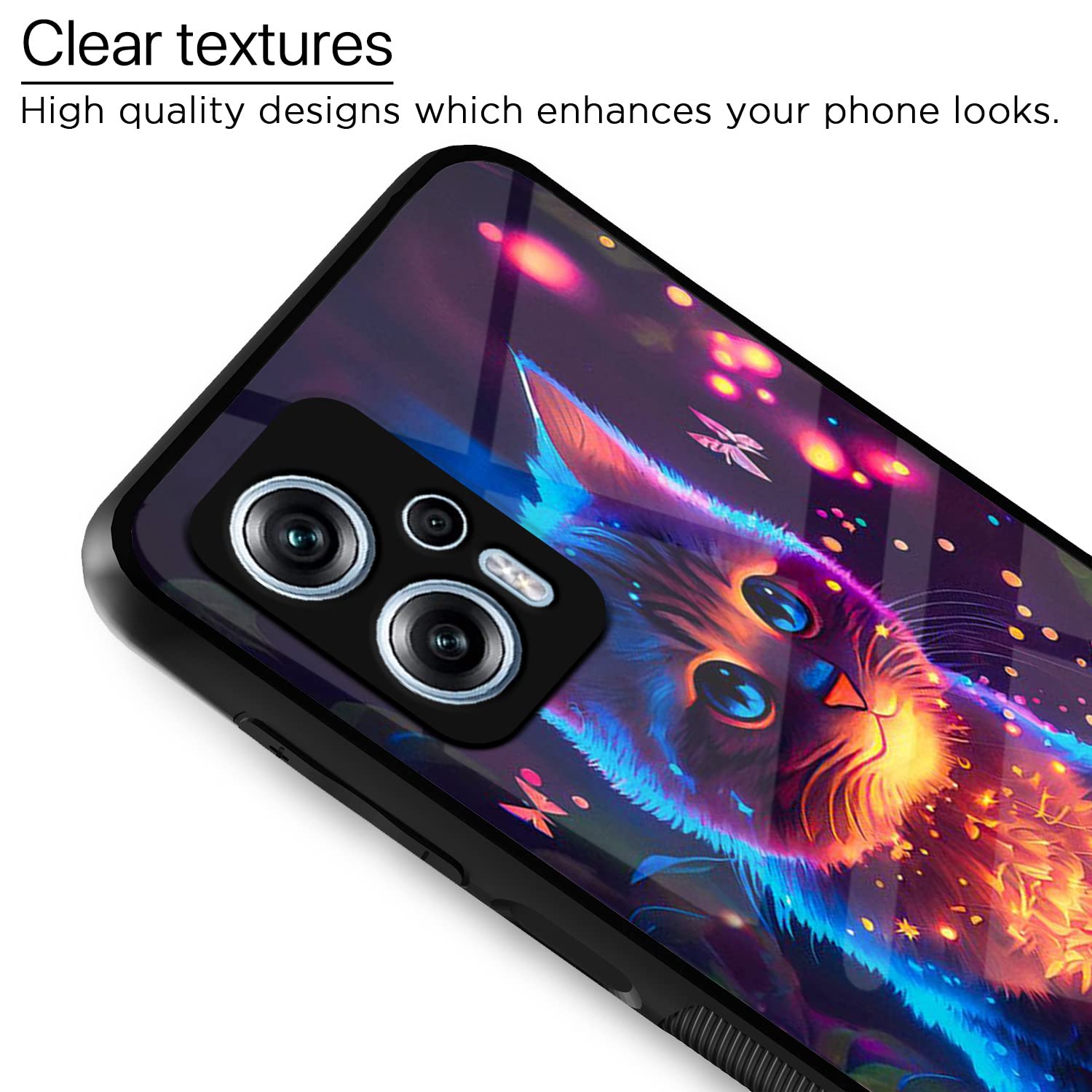 Pikkme Redmi K50i 5G Cat mobile back cover – photo 4