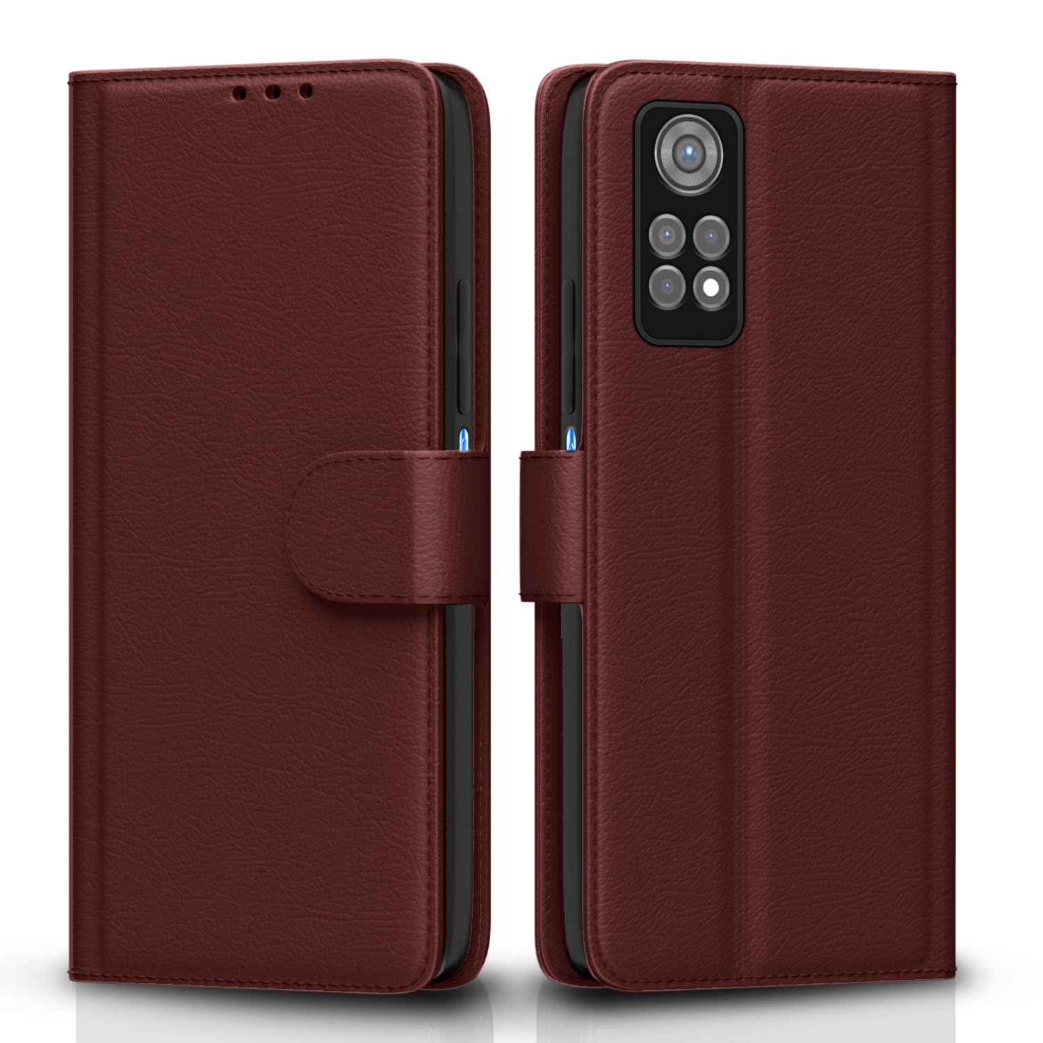 Redmi Note 11/Note 11s Wallet flip cover in brown by Pikkme