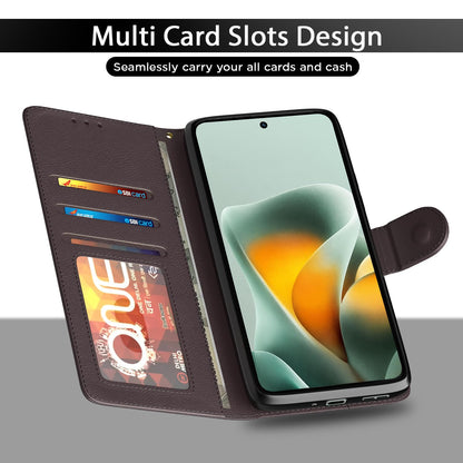 Pikkme coffee wallet flip cover for Moto Edge 70 Max 5G – photo 5