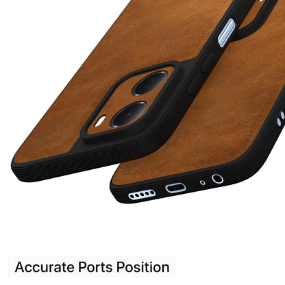 Redmi 15A 5G Leather mobile back cover in brown by Pikkme – photo 4