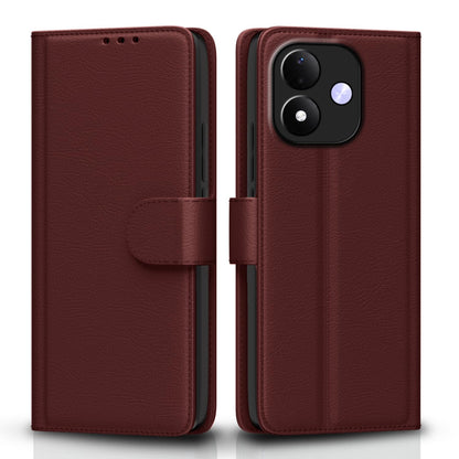 Pikkme Redmi Note 17 5G Wallet brown flip cover