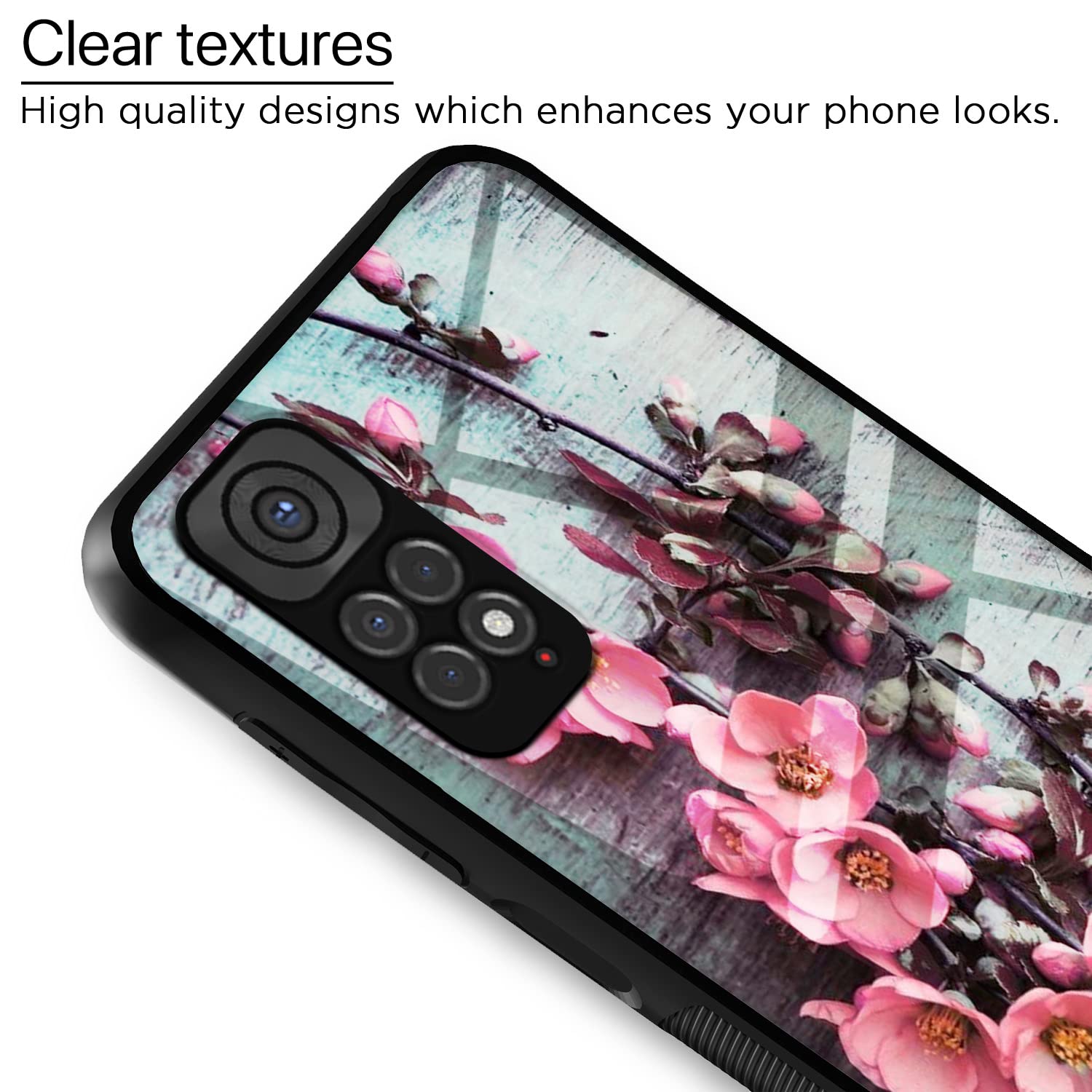 Flower Mobile back cover for Redmi Note 11/Note 11s – Pikkme – photo 4