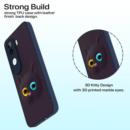 Pikkme iQOO Z9s/Vivo V40e 5G Kitty purple back cover – photo 2