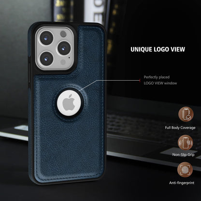 Pikkme iPhone 13 Pro Flexible Pu Leather Back Case (Blue)