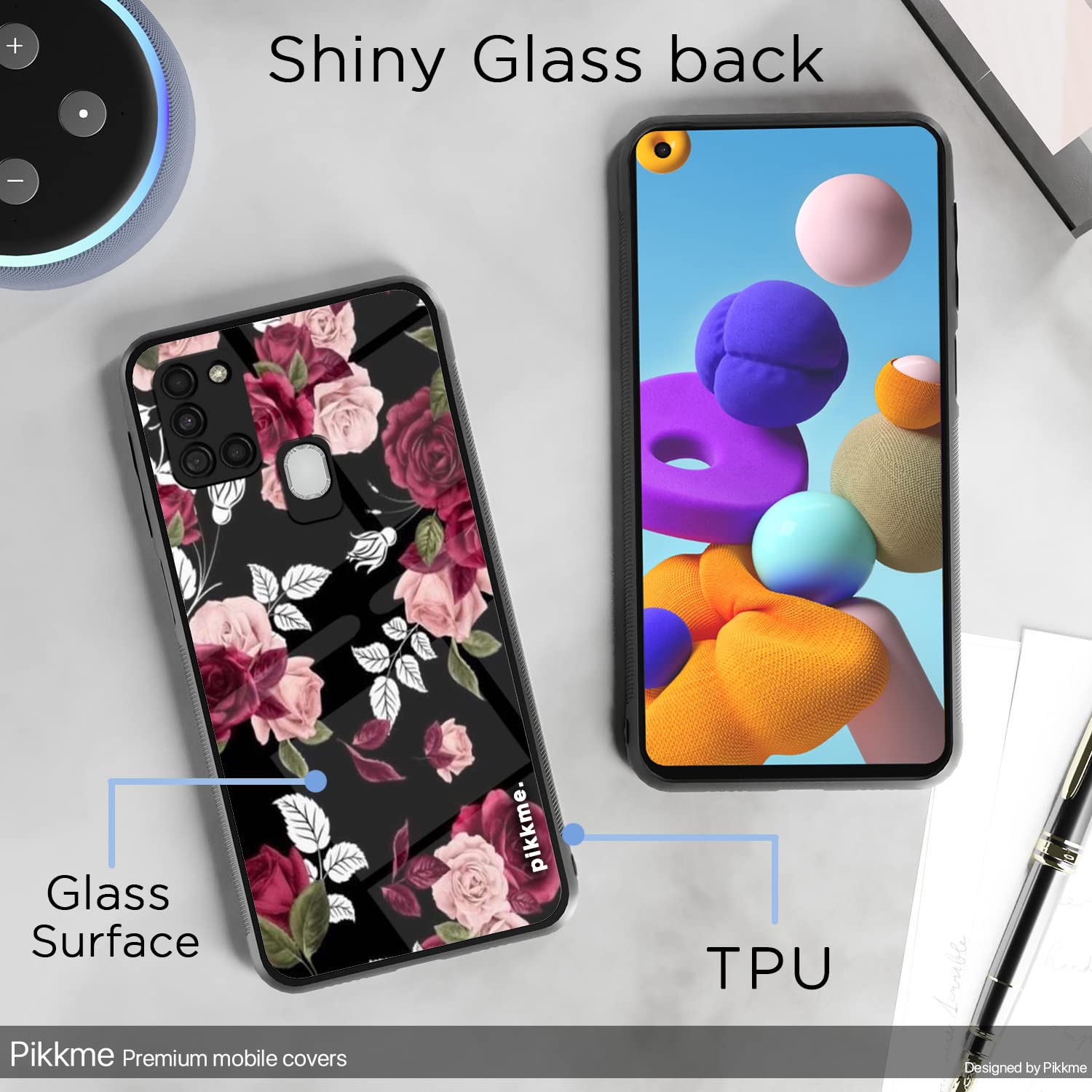 Pikkme Samsung A21s Flower mobile cover – photo 3