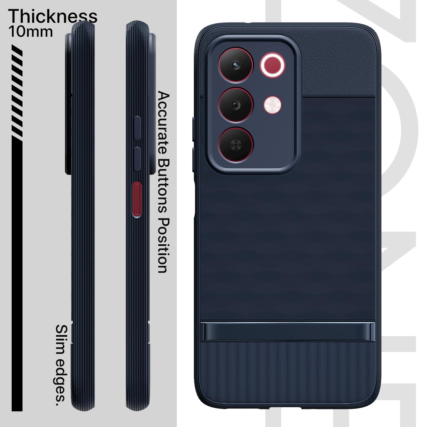 Realme Narzo 90X/C85/15X 5G mobile back cover in blue by Pikkme – photo 3