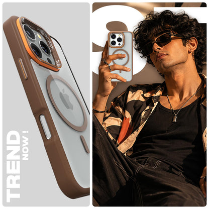 iPhone 16 Pro MagSafe back cover in brown mag-safe by Pikkme – photo 7
