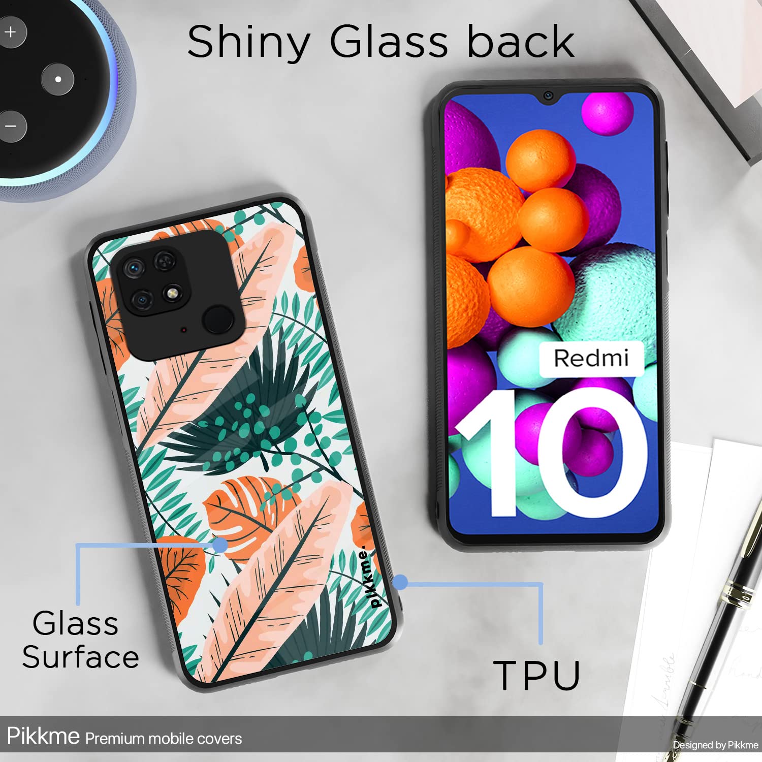 Redmi 10/10 Power Flower back cover by Pikkme – photo 3