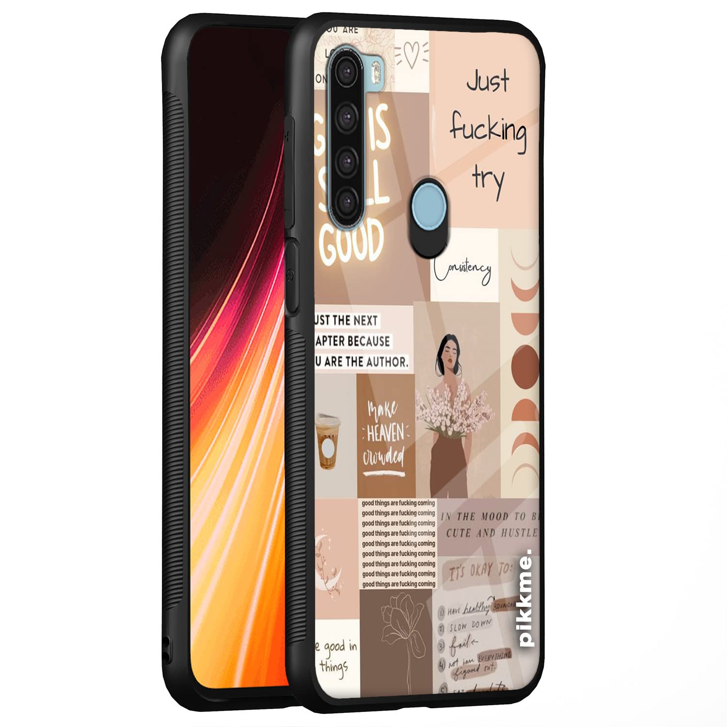 Pikkme Redmi Note 8 mobile back cover