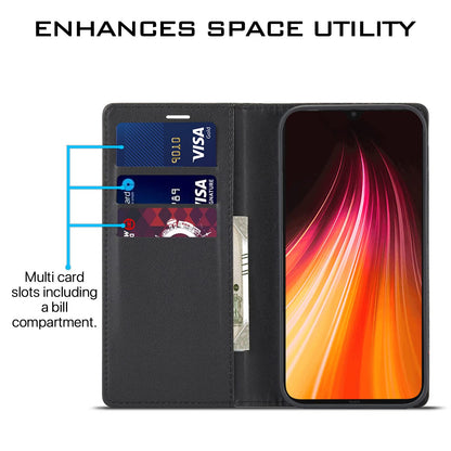 Black wallet flip cover for Redmi Note 8 – Pikkme – photo 3