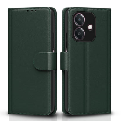 Pikkme green flip case for Oppo A3x 5G/A3x 4G/A3 5G