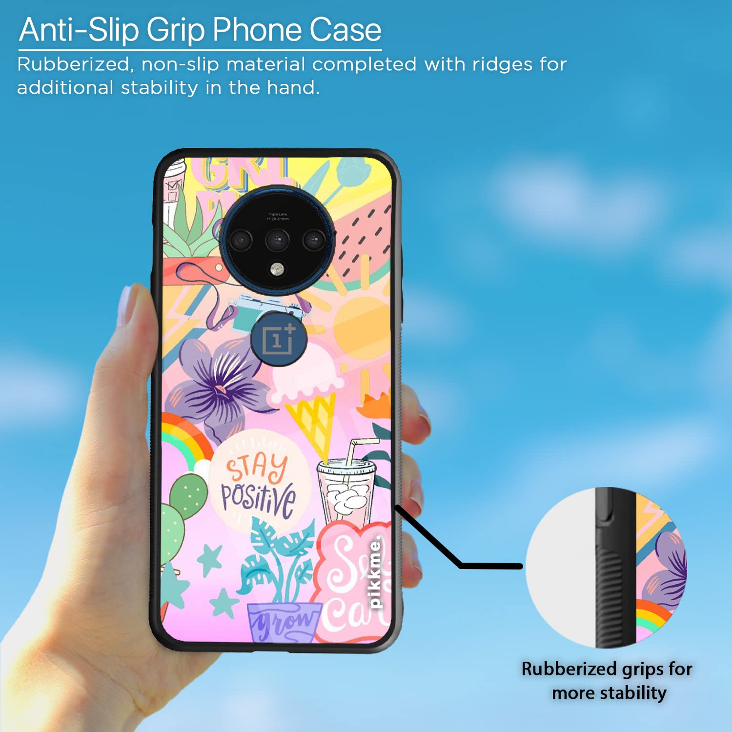 Hybrid Phone cover for OnePlus 7T – Pikkme – photo 5
