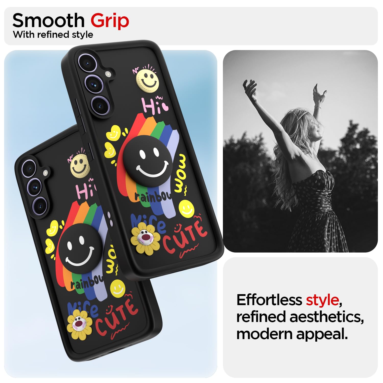 Black mobile back cover for Samsung A34 5G – Pikkme – photo 2