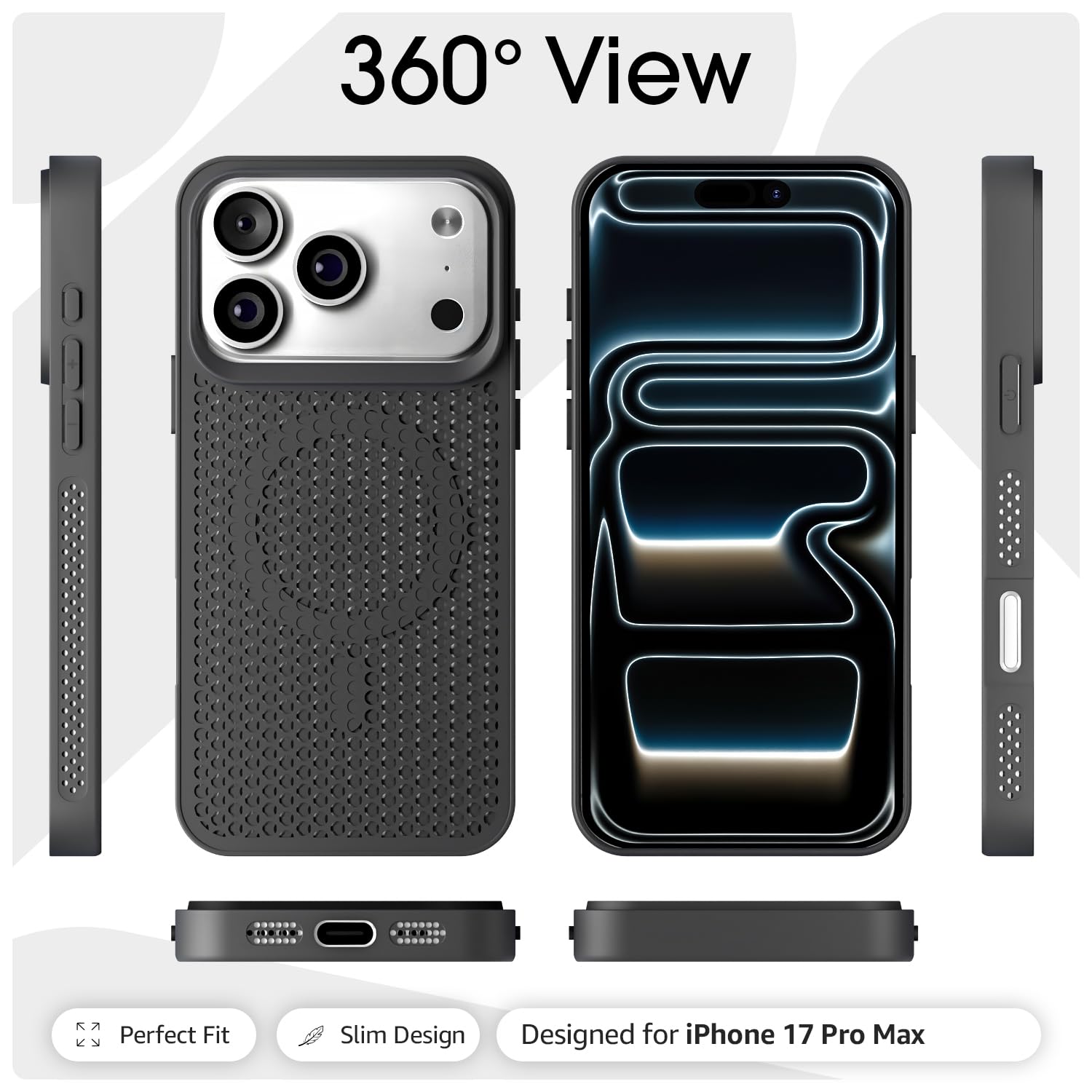 Pikkme iPhone 17 Pro Max MagSafe black phone cover – photo 3