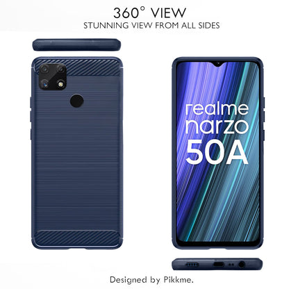 Pikkme Realme Narzo 50A blue mobile cover – photo 3