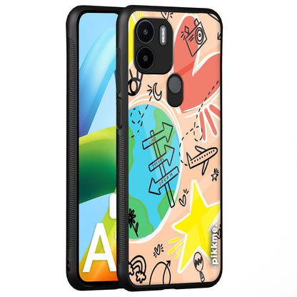 Pikkme Hybrid mobile back cover for Redmi A1 Plus/A2 Plus/Poco C50