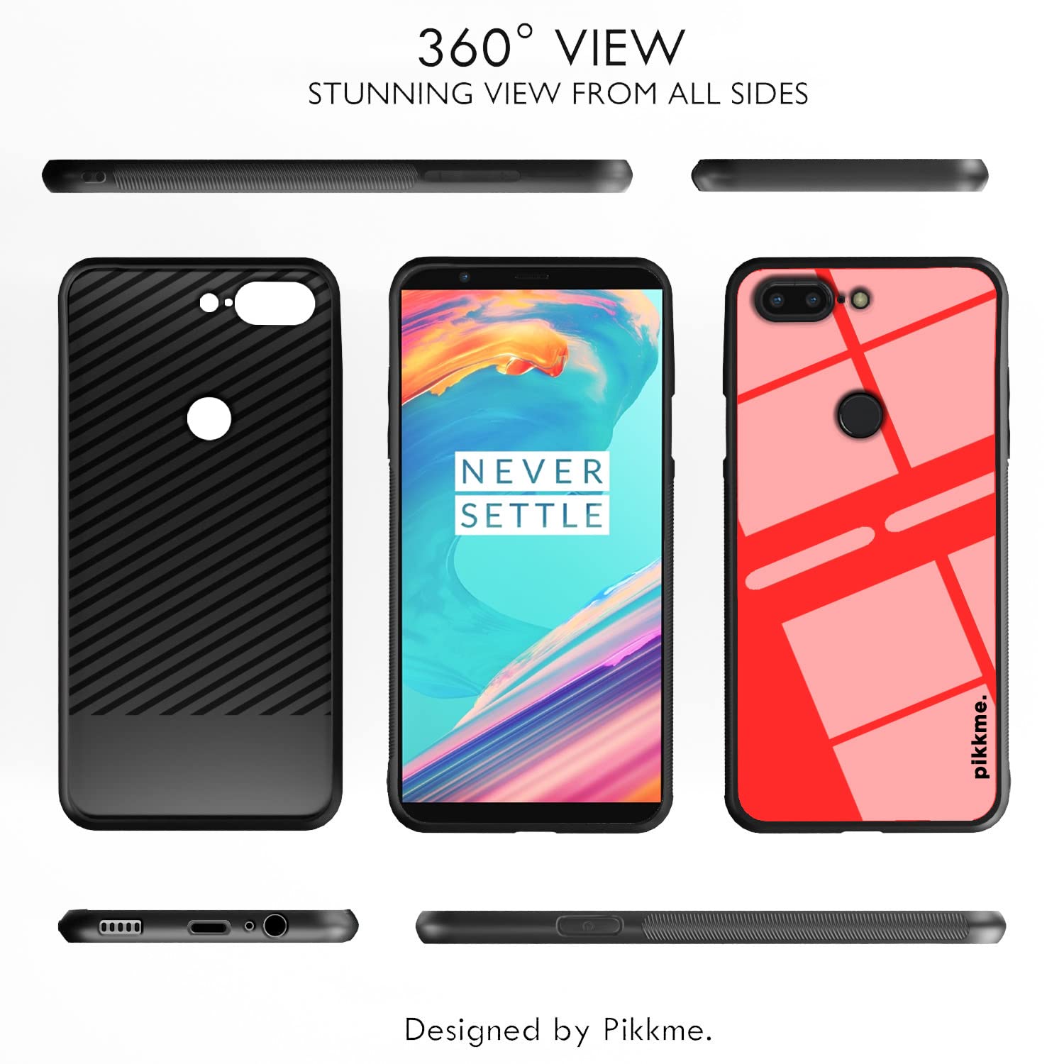 Hybrid Mobile back cover for OnePlus 5T – Pikkme – photo 2