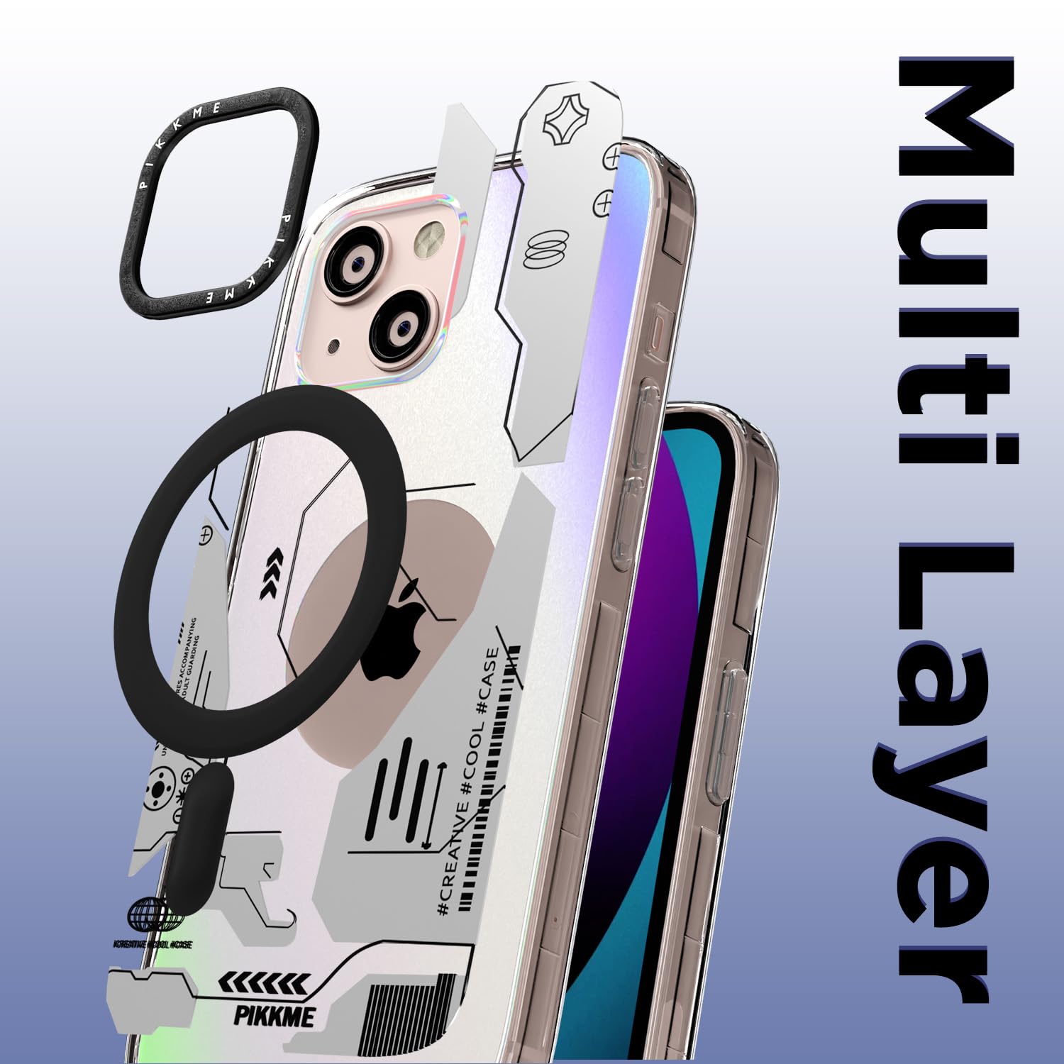iPhone 13 MagSafe back cover in white by Pikkme – photo 5