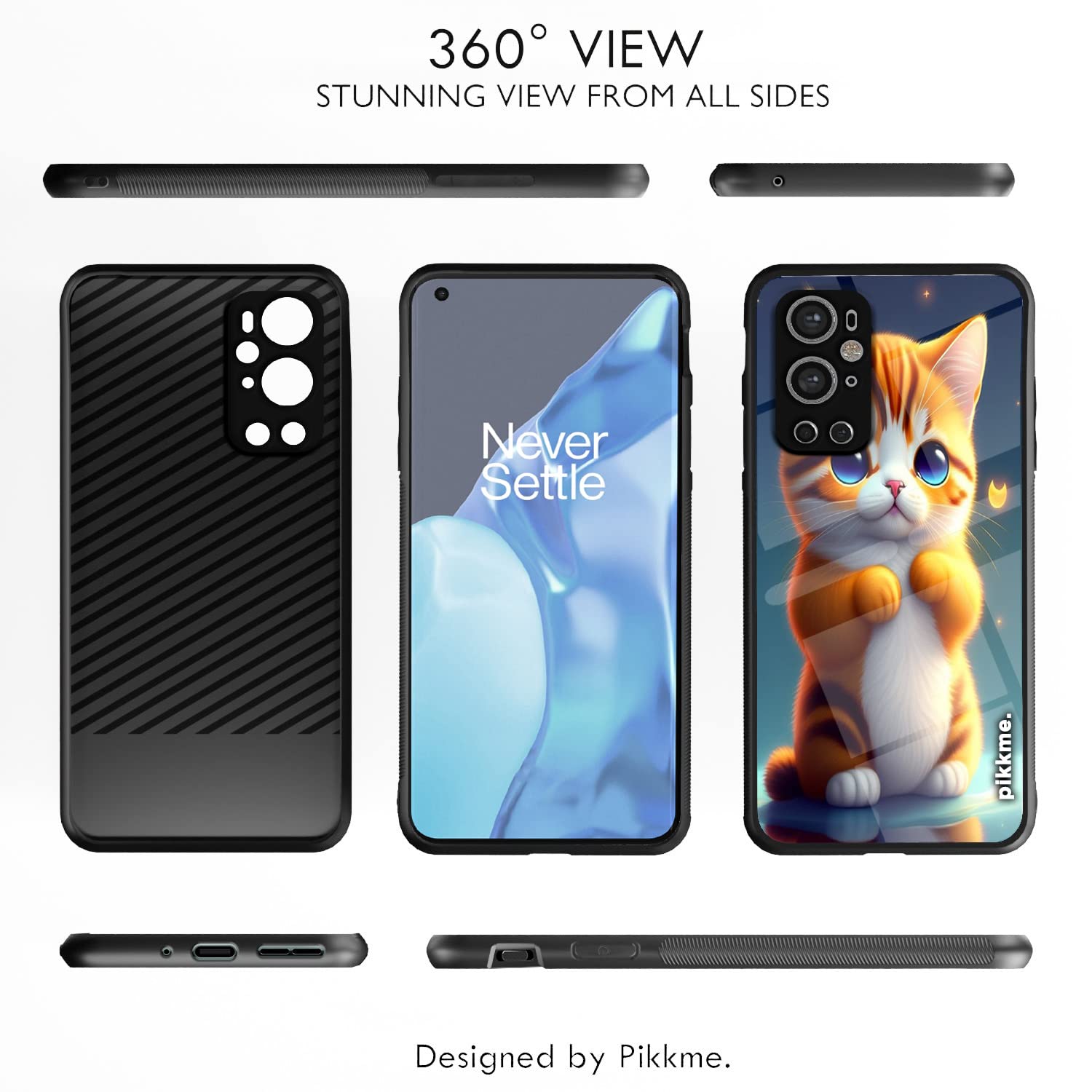OnePlus 9 Pro Cat mobile back cover by Pikkme – photo 2