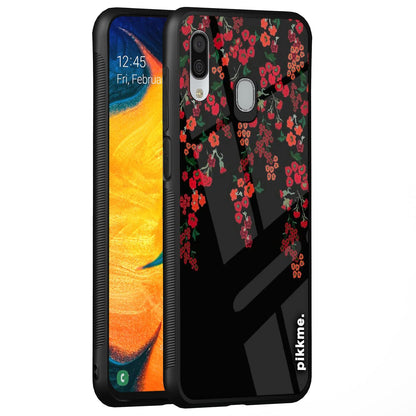 Pikkme Flower mobile back cover for Samsung A20/A30/M10s