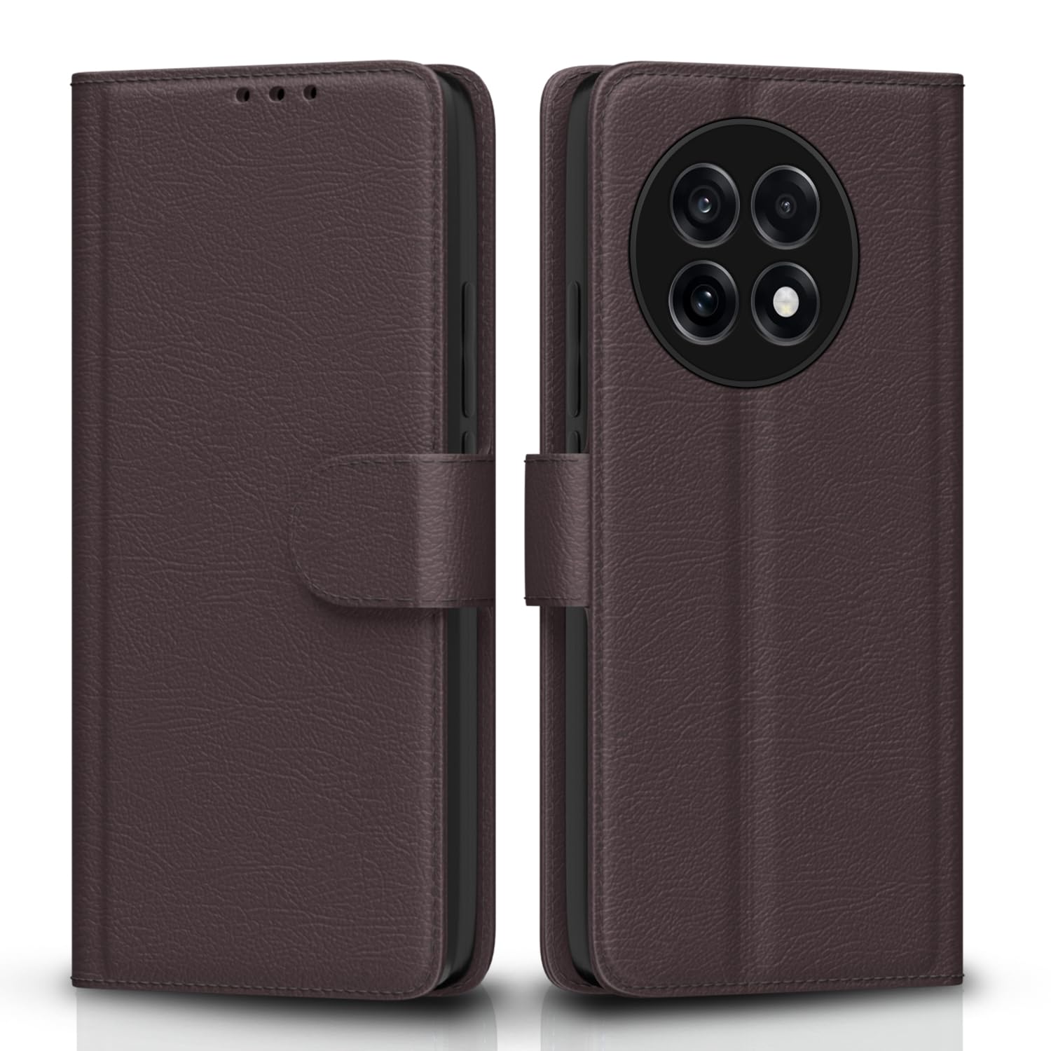 Pikkme OnePlus 13R 5G coffee wallet flip cover