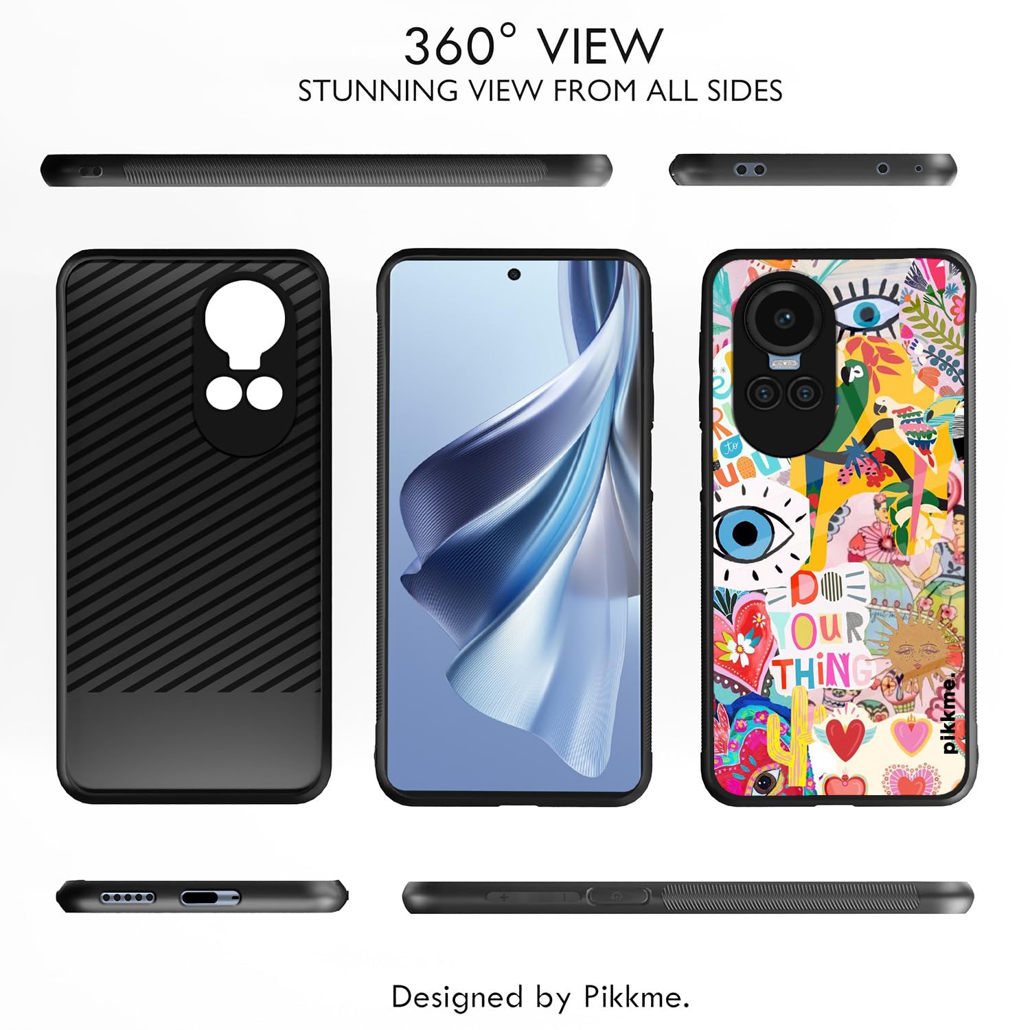 Pikkme Flower mobile back cover for Oppo Reno 10 5G – photo 2