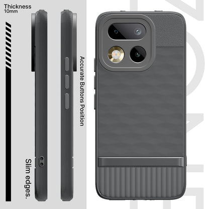 Realme 16 Pro 5G Silicone back cover in grey by Pikkme – photo 3