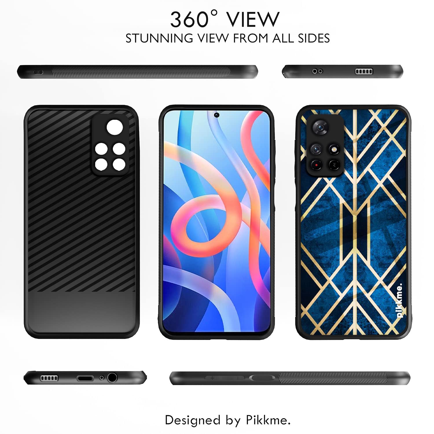 Pikkme Hybrid mobile back cover for Redmi Note 11T/Poco M4 Pro 5G – photo 2