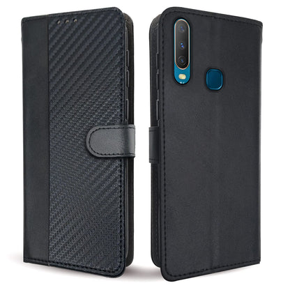 Pikkme Vivo Y12/Y15/Y17/U10 black flip cover