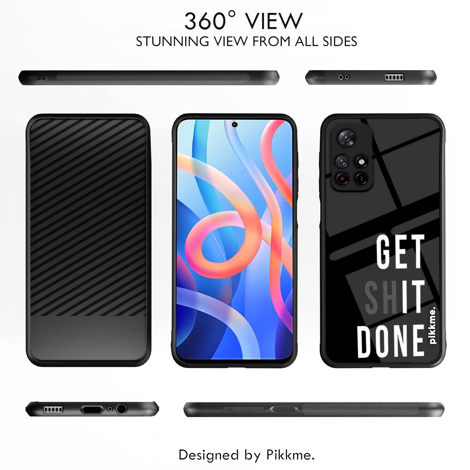 Pikkme Hybrid mobile back cover for Redmi Note 11T/Poco M4 Pro 5G – photo 2