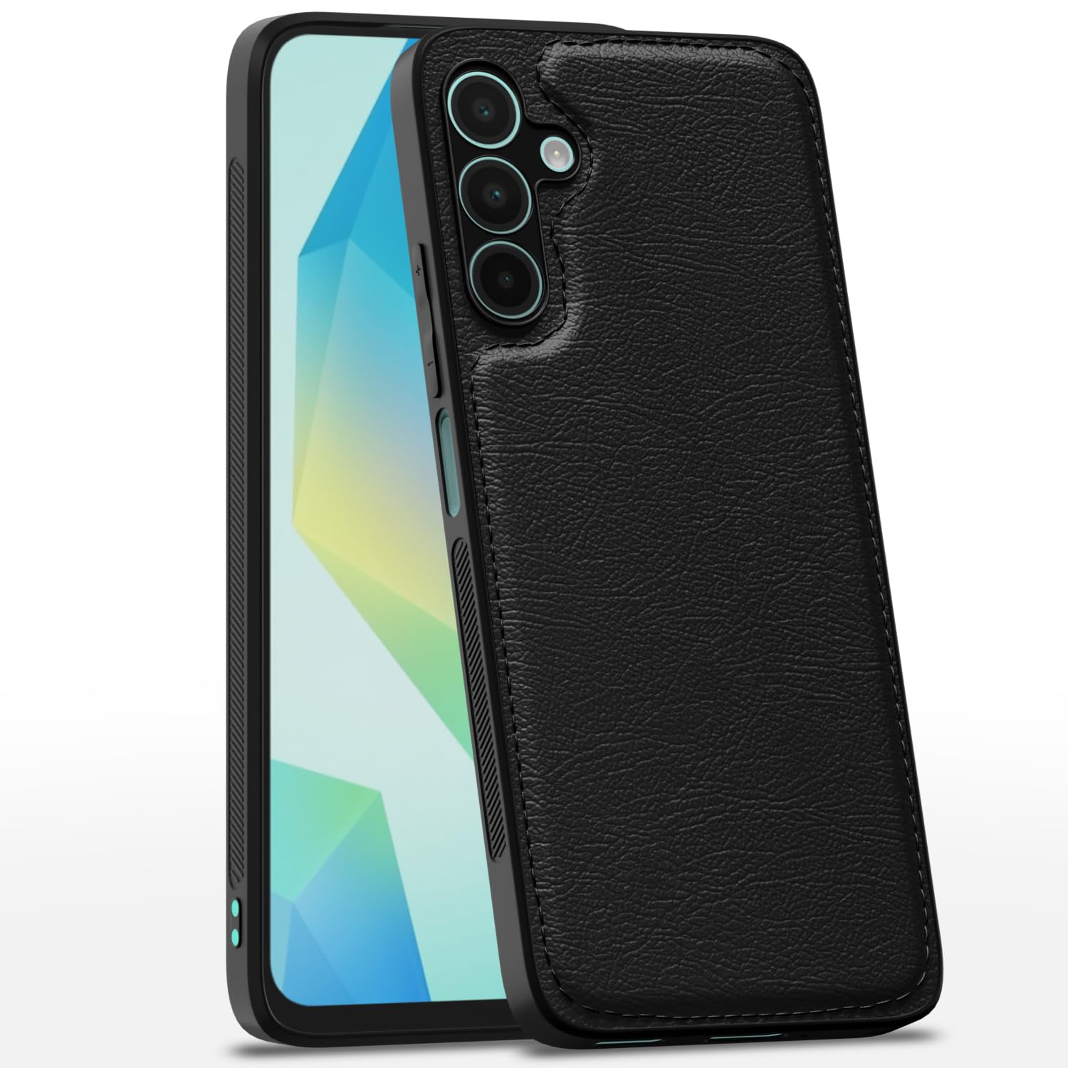 Samsung Galaxy A16 5G LeatherBack Back Cover – Black