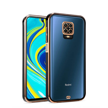 Redmi Note 10 Lite/Note 9 Pro/Note 9 Pro Max Chrome mobile cover in black by Pikkme