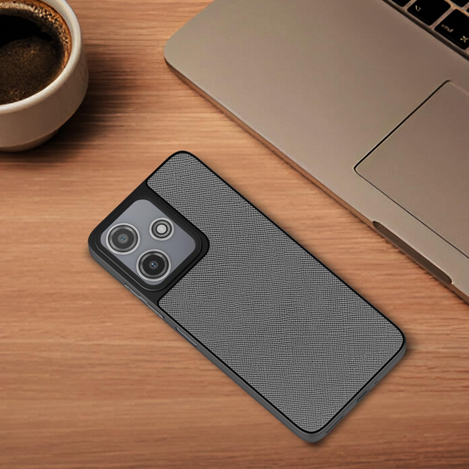 Grey mobile cover for Redmi 12 5G/4G/Poco M6 Pro 5G – Pikkme – photo 4