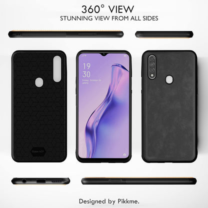 Oppo A31 mobile back cover in grey by Pikkme – photo 3