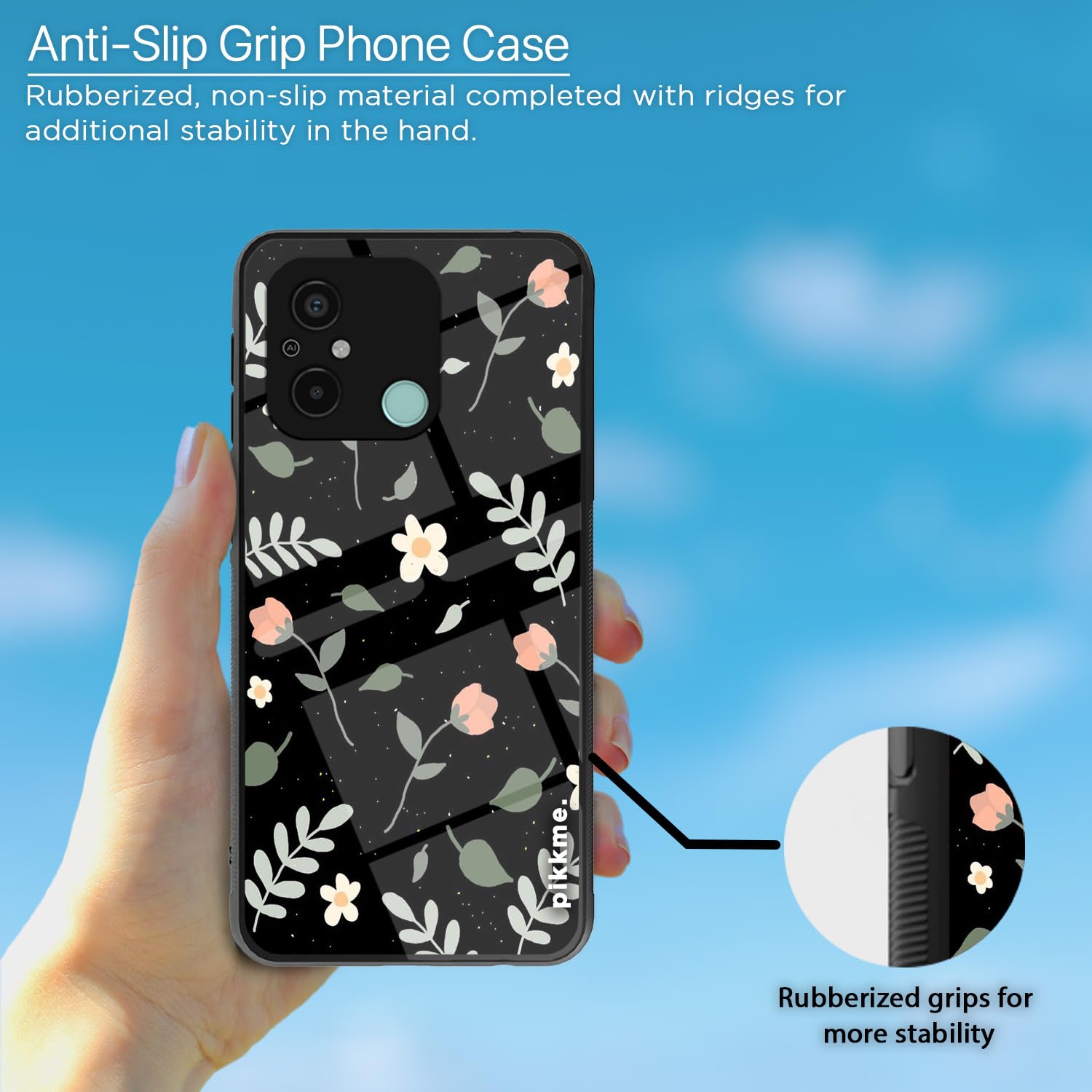 Pikkme Redmi 12C/Poco C55 Flower back cover – photo 5