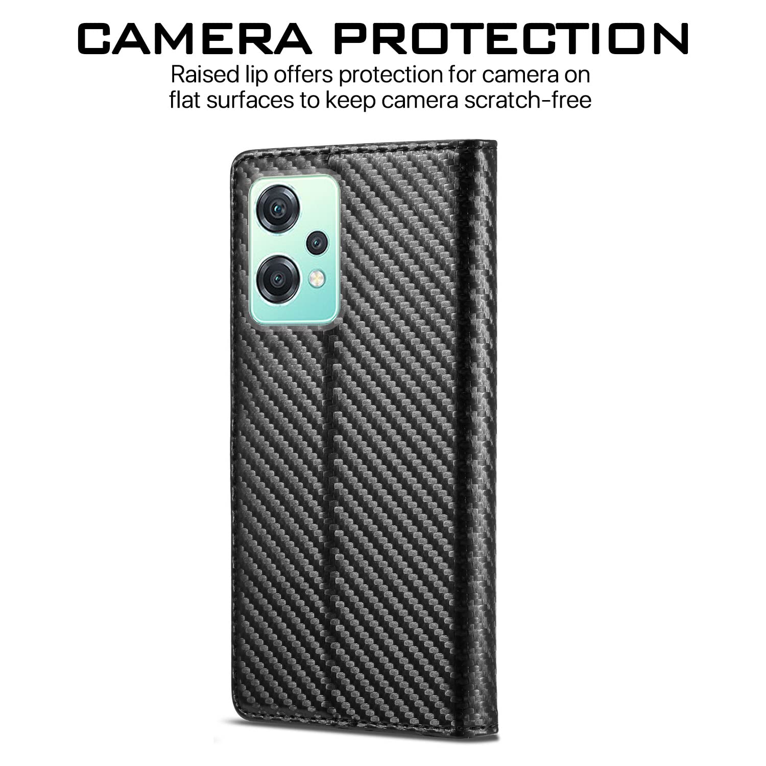 OnePlus Nord CE 2 Lite 5G Wallet flip case in black by Pikkme – photo 4