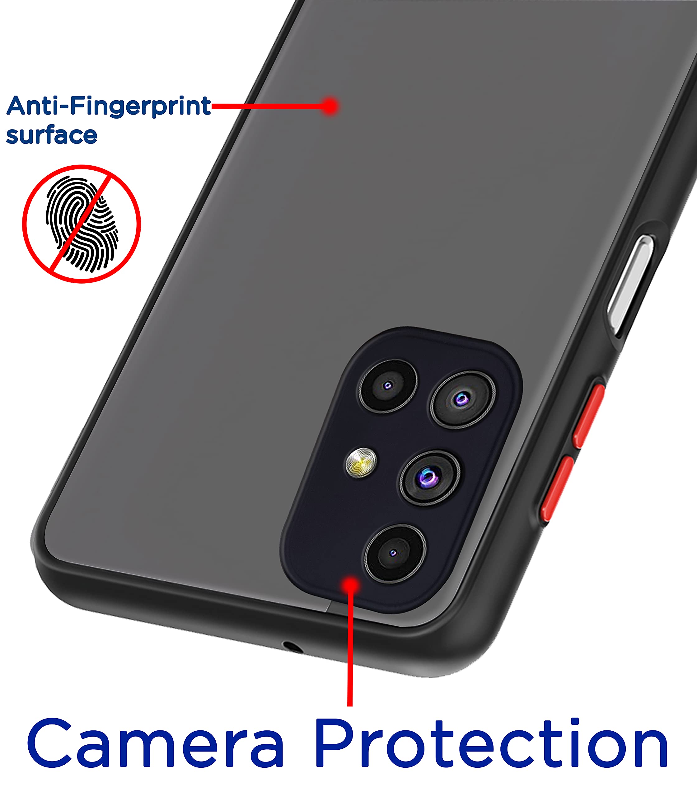Black Matte mobile cover for Samsung M31s – Pikkme – photo 2