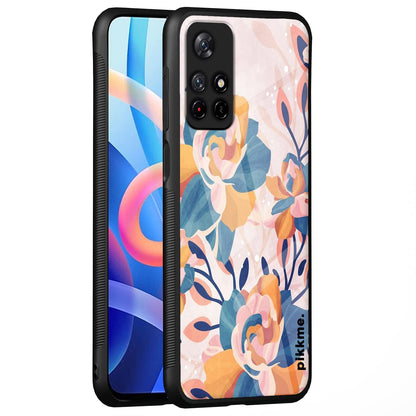Pikkme Flower mobile cover for Redmi Note 11T/Poco M4 Pro 5G