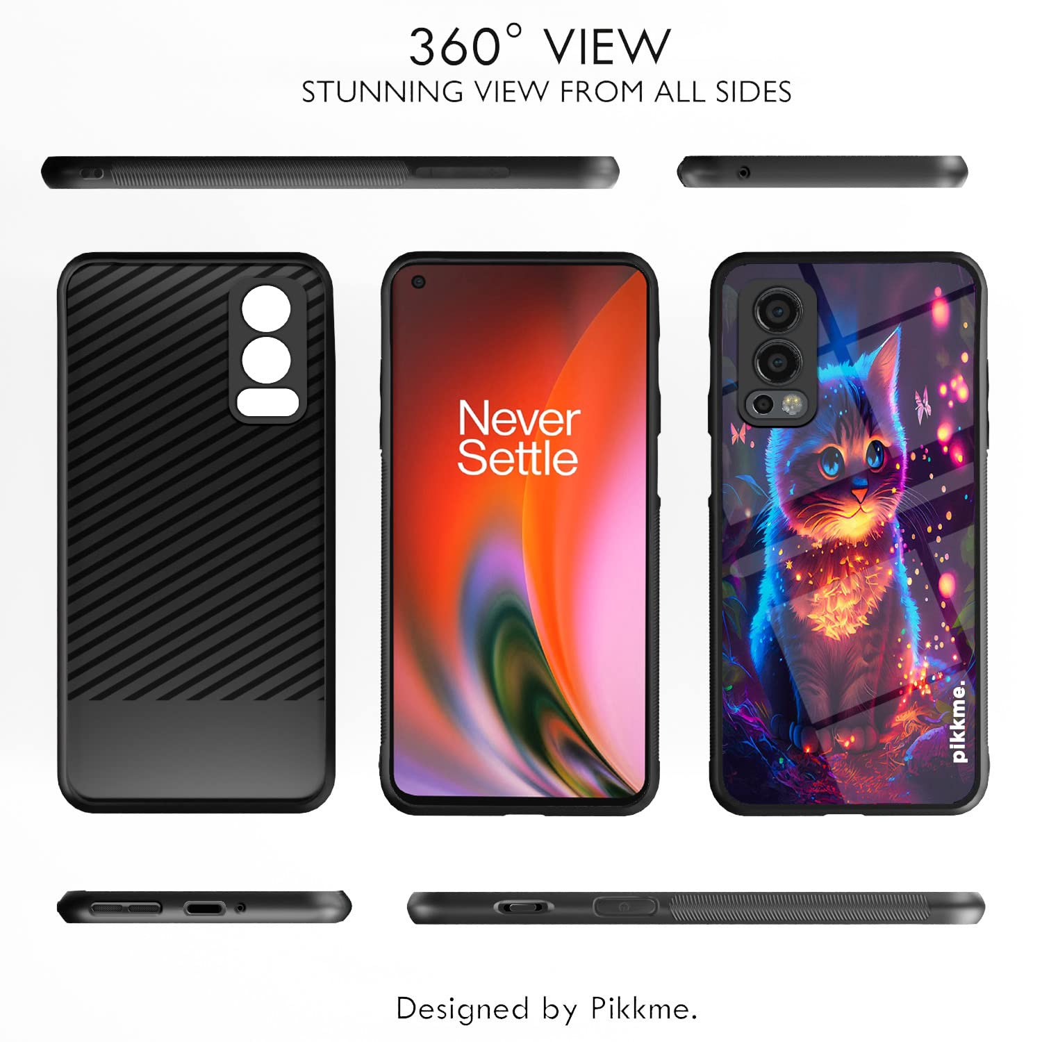 Pikkme Cat mobile cover for OnePlus Nord 2 5G – photo 2