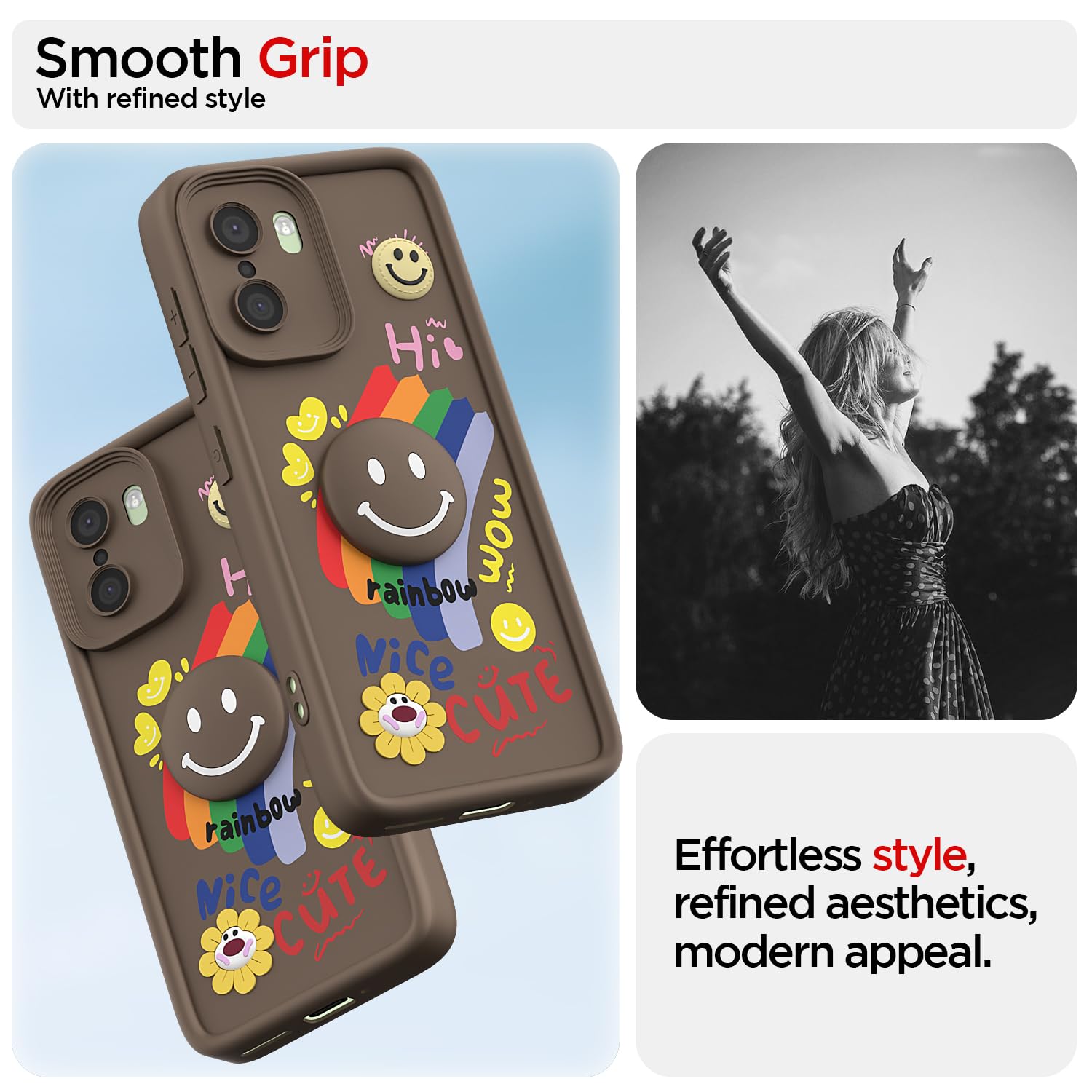 Pikkme OnePlus 15R 5G Soft Silicone brown back cover – photo 2