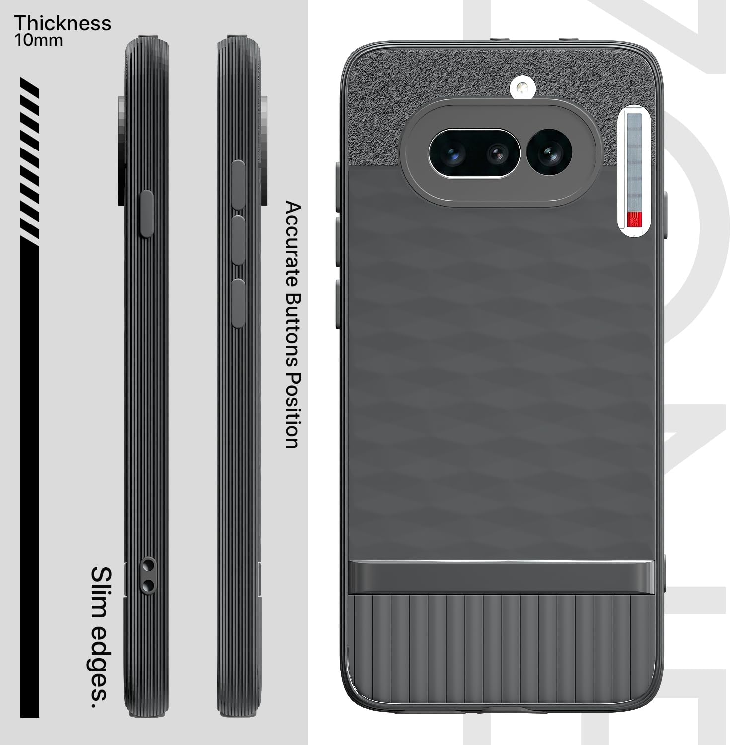 Pikkme Nothing Phone 4a 5G grey back cover – photo 3