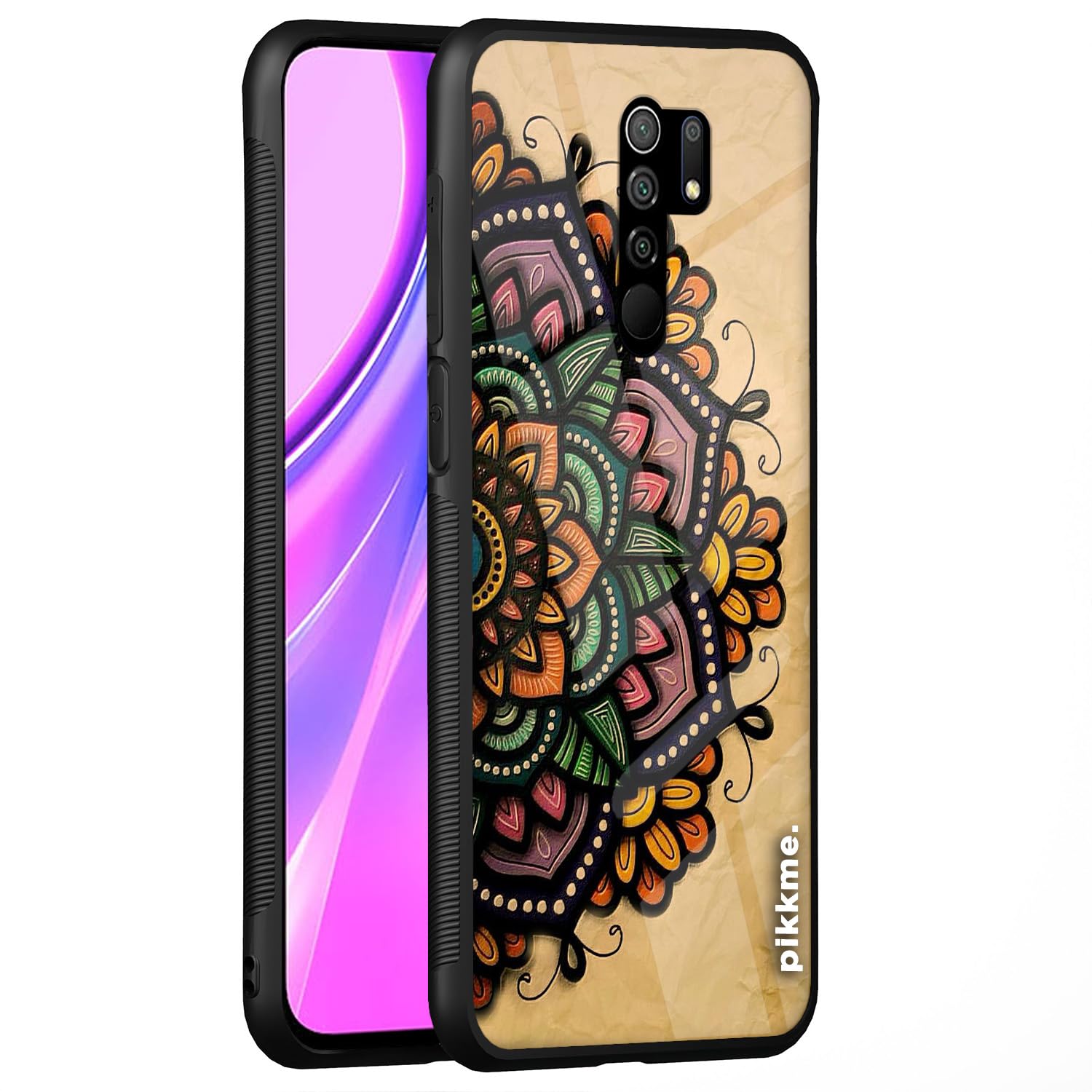 Pikkme Hybrid mobile back cover for Redmi 9 Prime