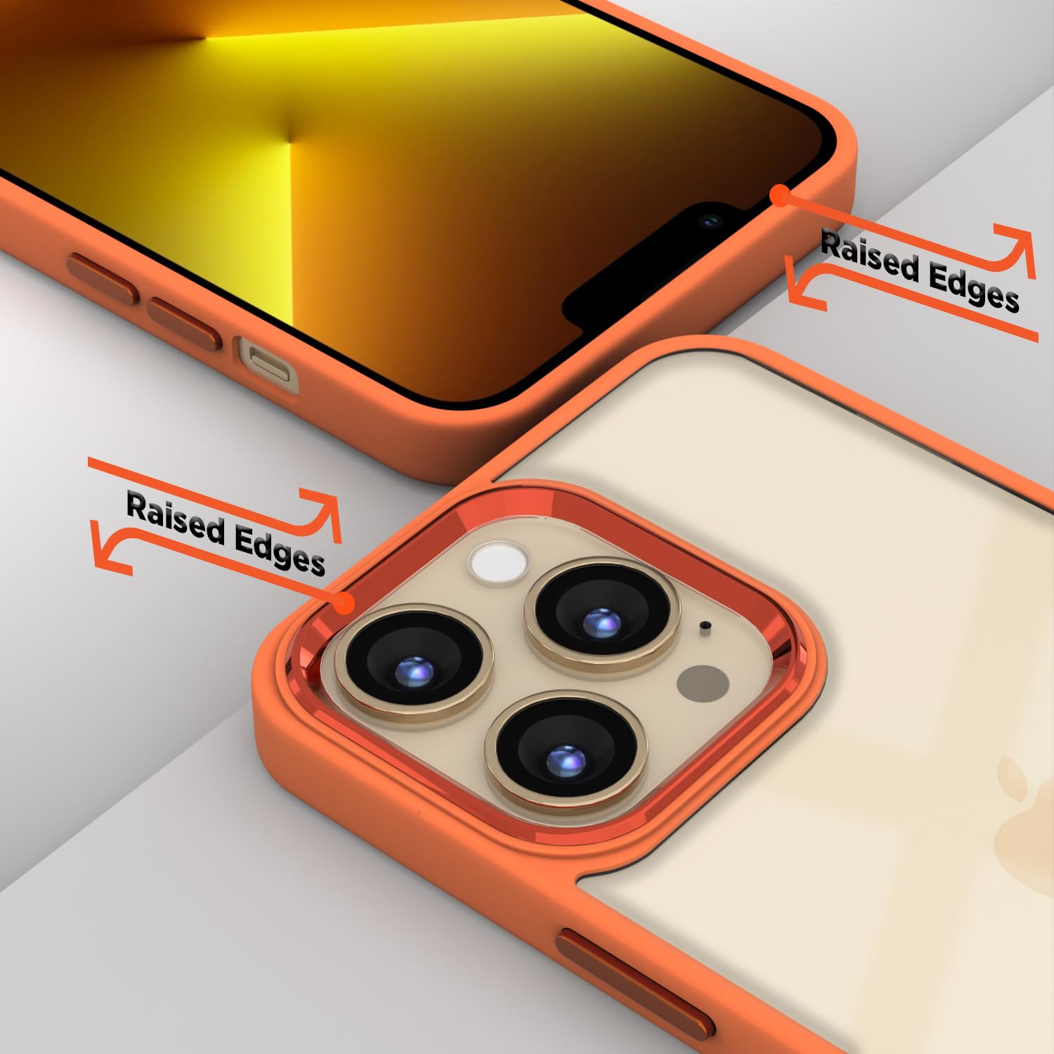 Pikkme iPhone 13 Pro Max orange back cover – photo 7