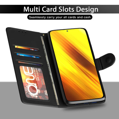 Pikkme Poco X3 Wallet black flip case – photo 5