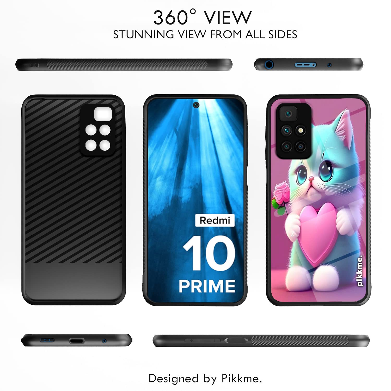 Pikkme Redmi 10 Prime Hybrid mobile cover – photo 2