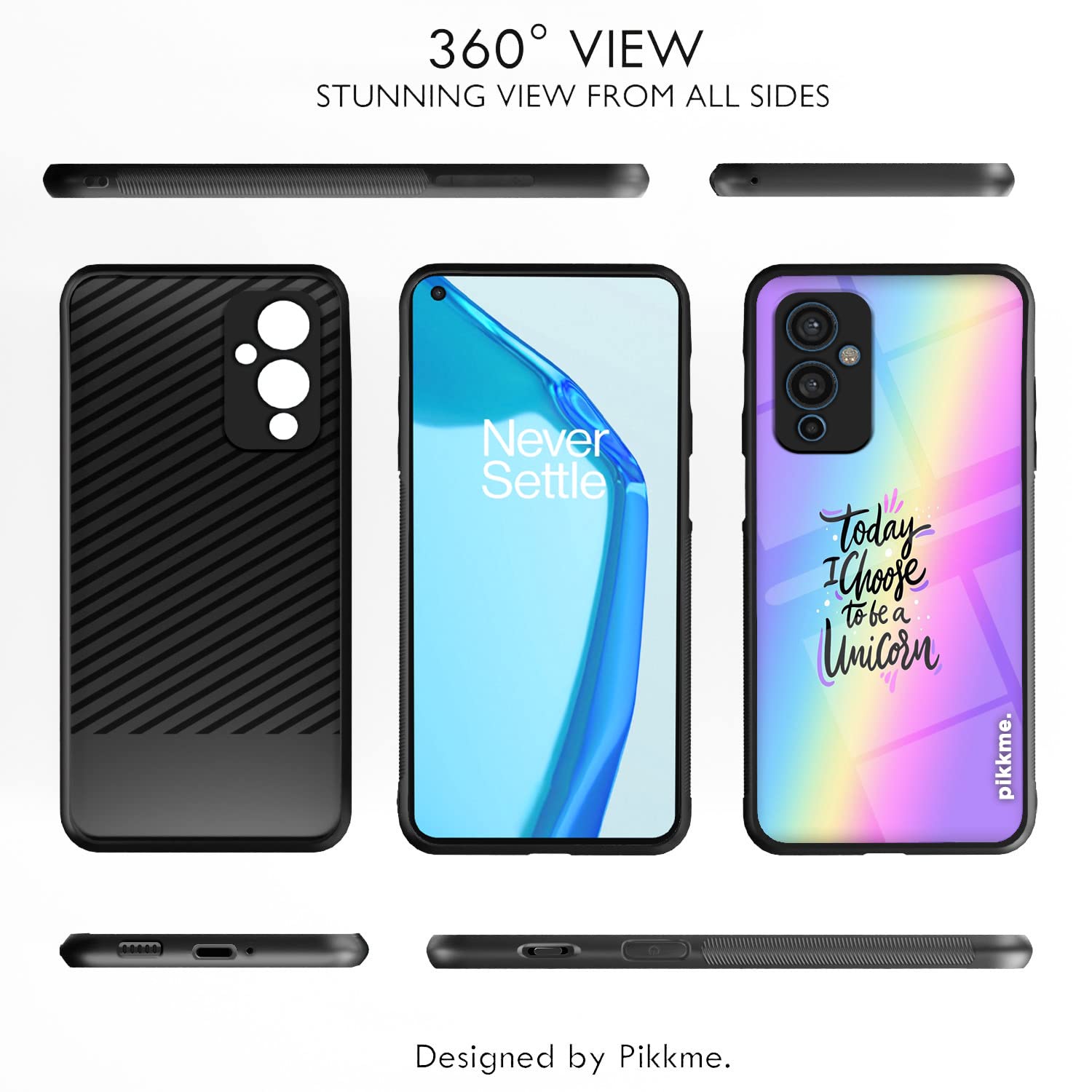 Pikkme OnePlus 9 Hybrid mobile back cover – photo 2