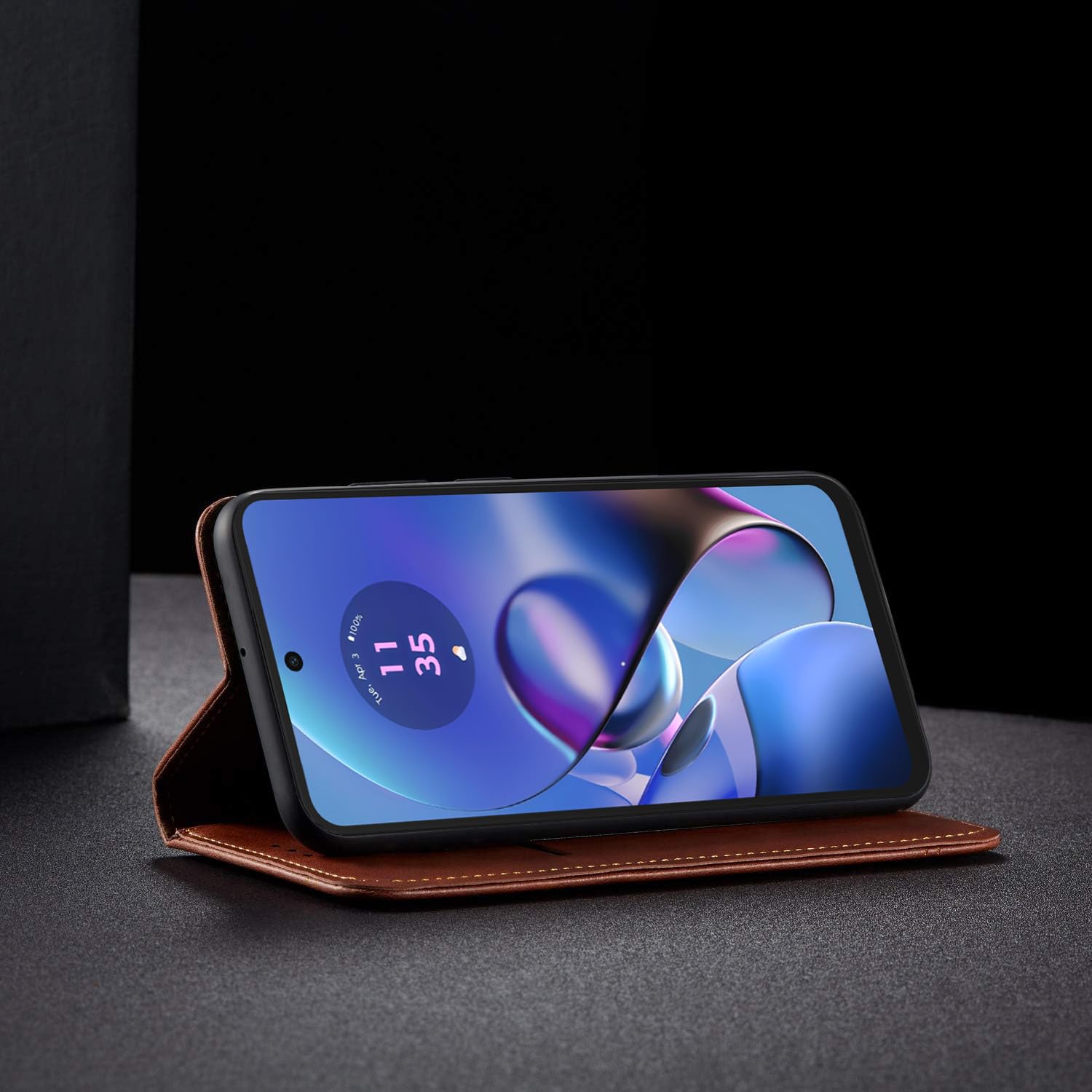 Blue wallet flip cover for Moto G54/G64 5G – Pikkme – photo 5