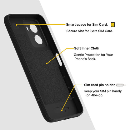 Black phone cover for Redmi 15A 5G – Pikkme – photo 6
