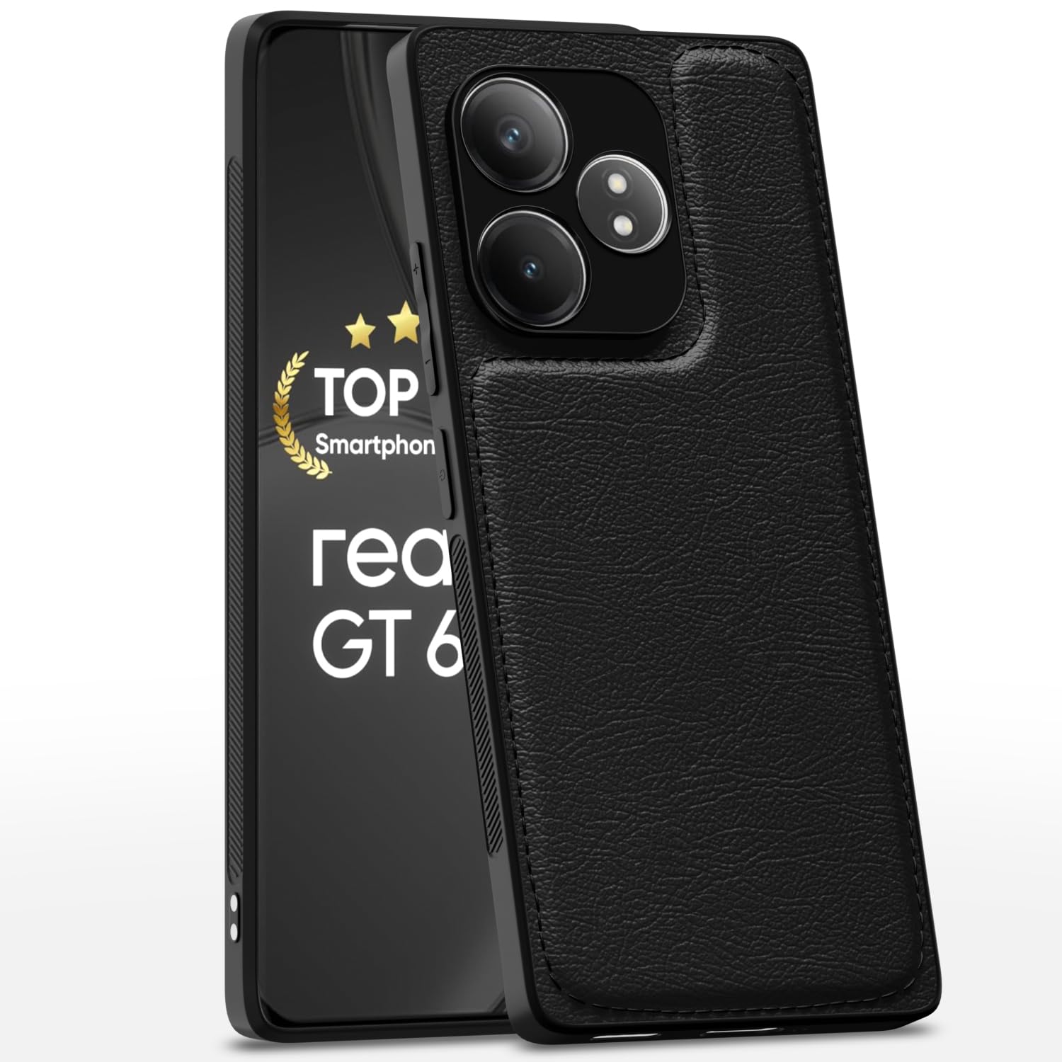 Pikkme Realme GT 6/GT 6T 5G black mobile cover