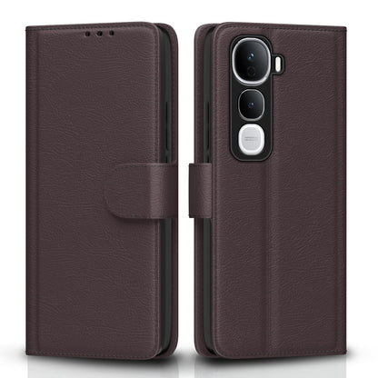 Pikkme Vivo Y400 Pro 5G Vintage Back Cover (Coffee)